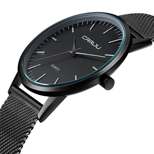 Men's Simple Quartz stainless steel watch