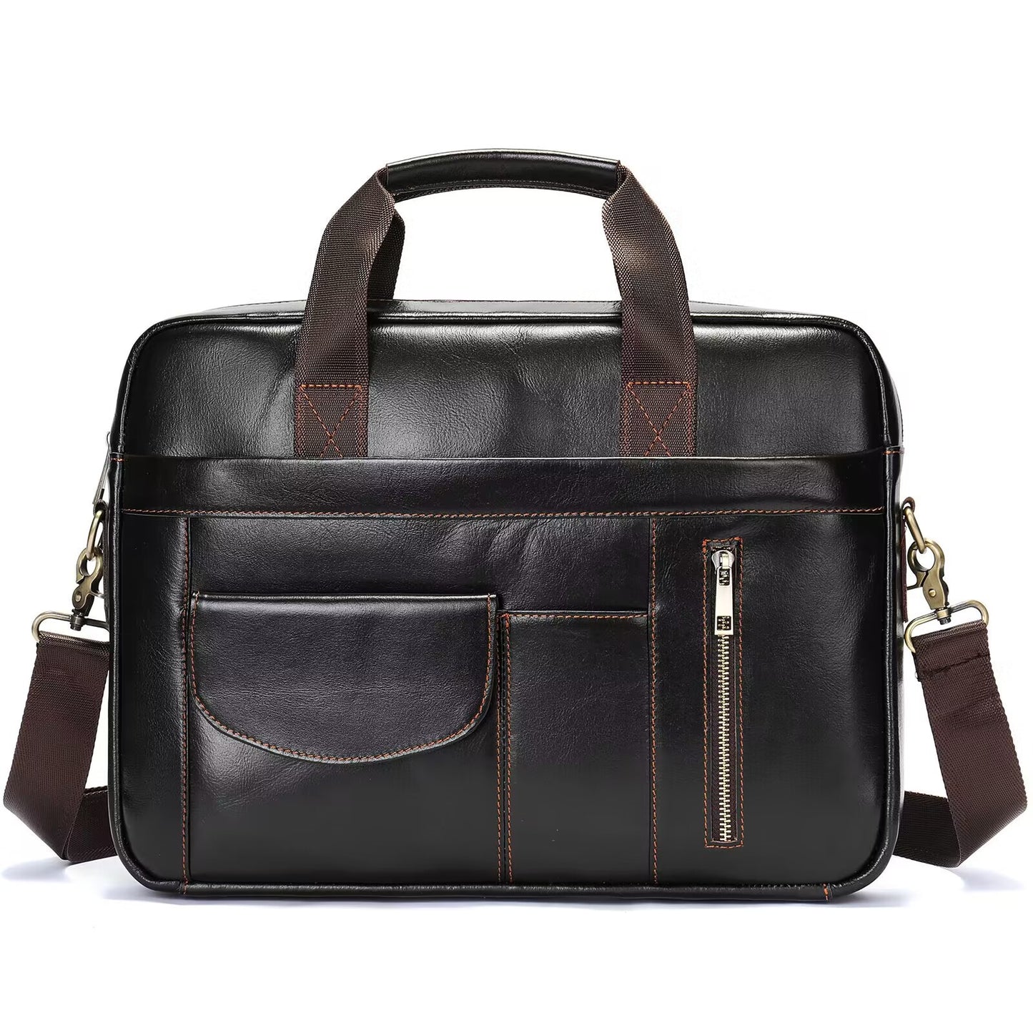 Men's Leather Business Briefcase