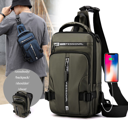 Crossbody Bags Men Multifunctional Backpack S