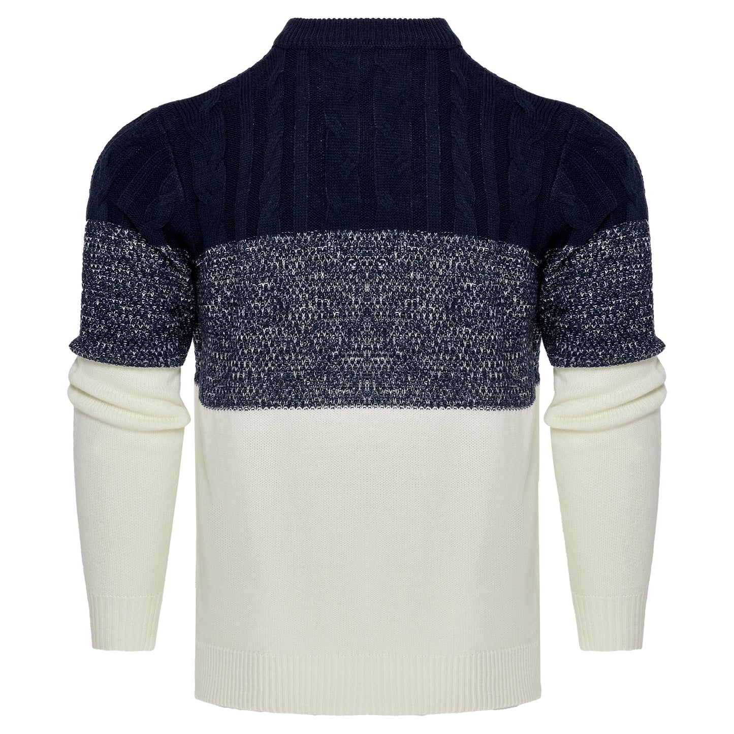 Men's Block Colour Knitted Sweater