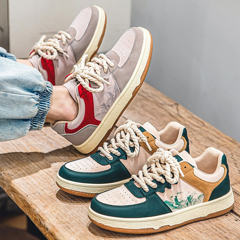Lace-Up Casual Sneakers